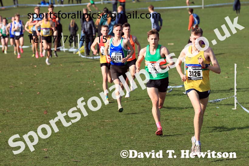 Senior Men, 2024 CAU Inter Counties Cross Country Champs., Wollaton Park, Nottingham. Photo: David T. Hewitson/Sports for All Pics